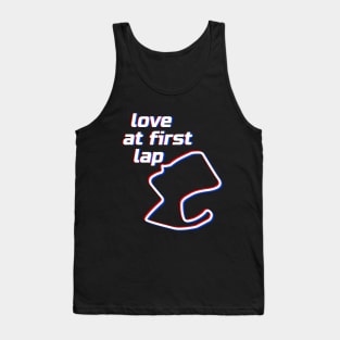 Love at first lap - Laguna Seca. Racing & Sim Racing - Motorsport Collection. Tank Top